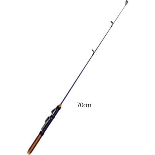 1Pcs Winter Ice Fishing Rods 50cm/70cm Mini Fishing Pole Portable Outdoor Tool Spinning Casting Fishing Rod Tool