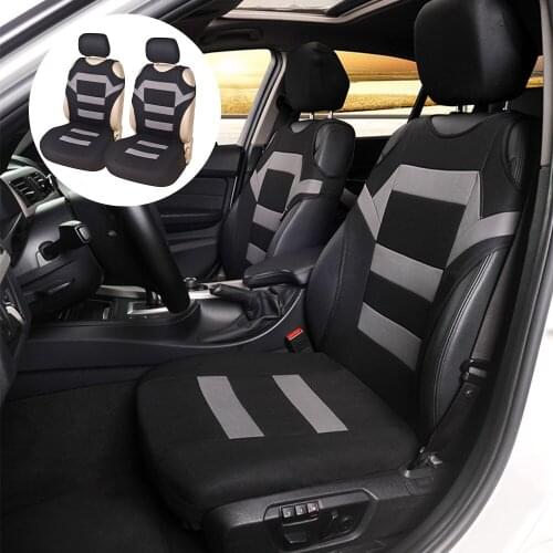 2 Pcs Front Car Seat Cover Cushion Vest Style Bucket Car Seat Covers Protector Universal Car Accessories Fit Most Cars