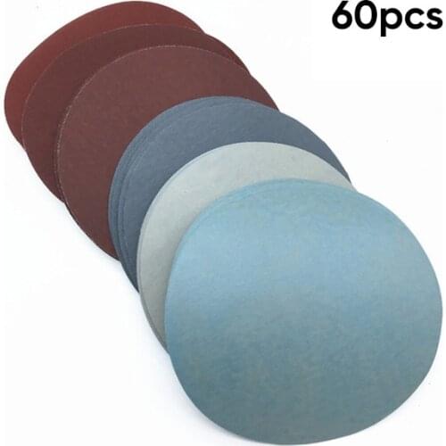 Wholesale 60pcs Set 1000/1500/2000/3000/5000/7000Grit Sanding Discs Hook Loop Sandpapers Durable And Practical