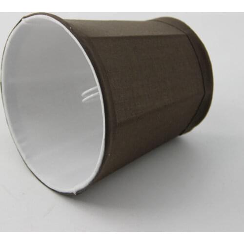 Brown color lampshades, Clip on
