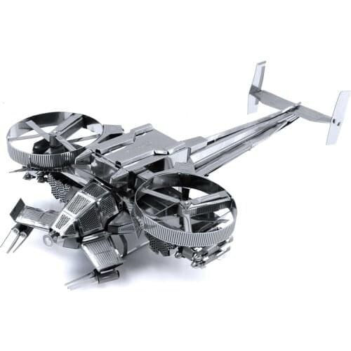 Avatar Scorpion helicopter model DIY laser cutting Jigsaw puzzle fighter model 3D metal Puzzle Toys for adult Gift