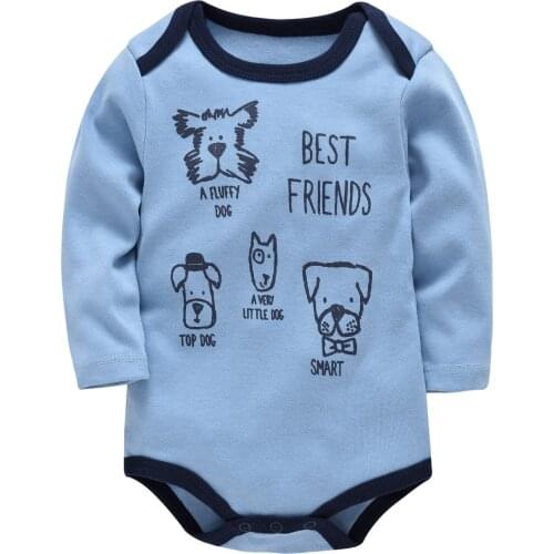 Baby Clothes Romper Playsuit Newborn Cartoon Full Sleeve Bodysuits Neonate Jumpsuit Little Girls Boys Overalls Outfits Pour Bébé