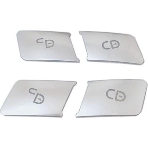For Mercedes-Benz A B C E-Class GLA GLA GLC GLE GLS abs silver door lock button sequin unlock decorative sticker cover trim