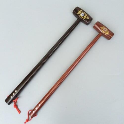 Square Natural Chicken Wings Woody Sticks Fitness Massage Wood Back Massage Hammer Leg Massager Anti-Cellulite