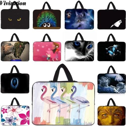 Cheap Laptop Bag 12 14 10.1 Tablet Zipper Inner Housings Bag For iPad Chuwi Hi10 Samsung Lenovo Xiaomi 15 17 13 Notebook Case