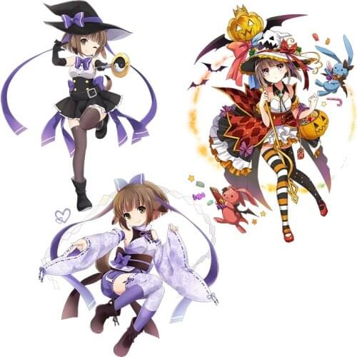 Three Ratels CA52 YOKAI WIKI Waterproof Game stickers for car hood laptop gift Motocycle Little witch Anime decals