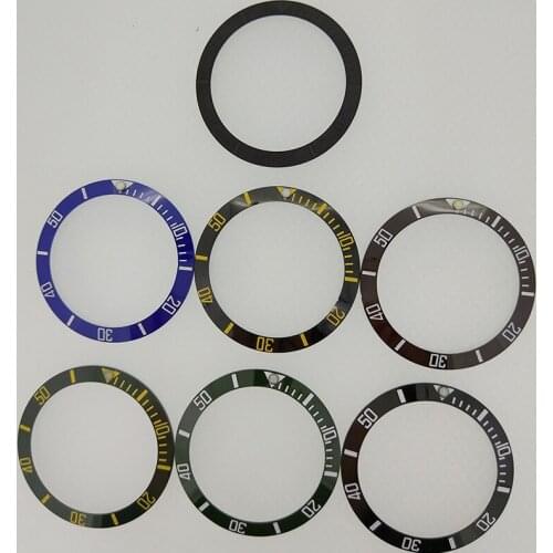 38mm Ceramic Bezel Insert for 40mm Mens Watch Model PA2105 Parnis Original Ceramic Bezel Insert for 40mm Automatic Watch