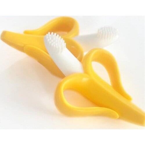 High Quality Silicone Toothbrush And Environmentally Safe Baby Teether Teething Ring Kids Teether Children Chewing