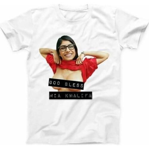 Mia Khalifa Porn Star Funny Mens Joke T-Shirt Birthday Gift Tee Unisex S-3Xl