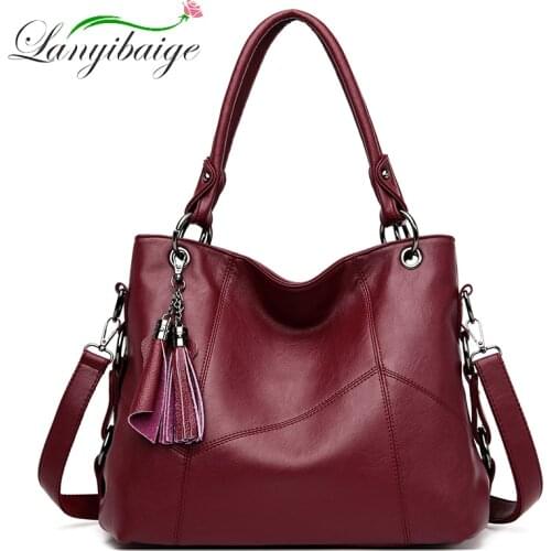 2020 Hot Women Leather Handbags Women Messenger Bags Designer Crossbody Bag Women Bolsa Top-handle Bags Tote Shoulder Bags Bolas