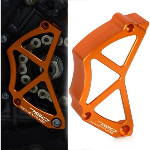790 Adventure R 790Adventure 790 ADV 2017 2018 2019 2020 2021 Front Sprocket Cover Protector Chain Guaud Cover CNC Aluminum
