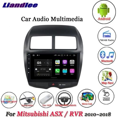 Car Android System Multimedia Player For Mitsubishi ASX/RVR 2010-2018 Stereo Radio BT GPS Navigation