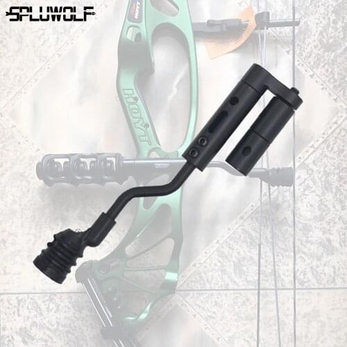 Archery Accessories Compound Bow String Damping Chord Stopper Shock Absorber Balance Rod Stabilizer Silencer Suppressor