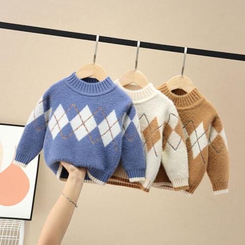 Kids Cardigan Child Sweaters Boys Knitwear Tops Children Girl Pullover Knit Sweater Outfits Jumper Christmas Clothes 3-14 Years