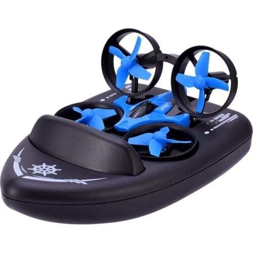 H36F 2.4G Vehicle Drone Boat JJRC 3in1Remote Control Toy With 3D Flips Headless
