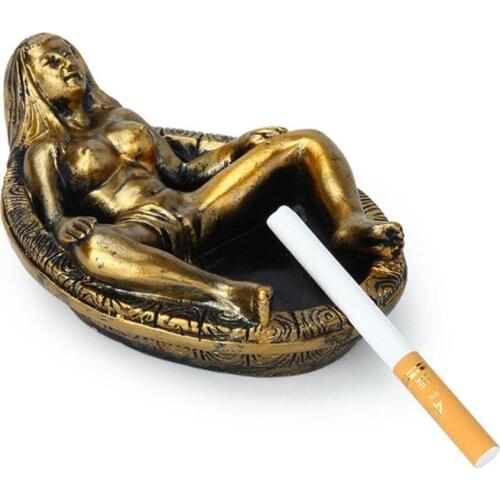 Ashtray Hot Girl Beauty Bathing Sand Tool Creative Living Room Home Furnishing Hotel Decoration