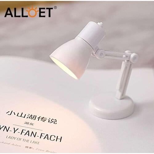 Small Bedroom Reading Night Light Adjustable Mini Book Clip Light Flexible Warm Lighting Eye Protection Table Lamp Decoration