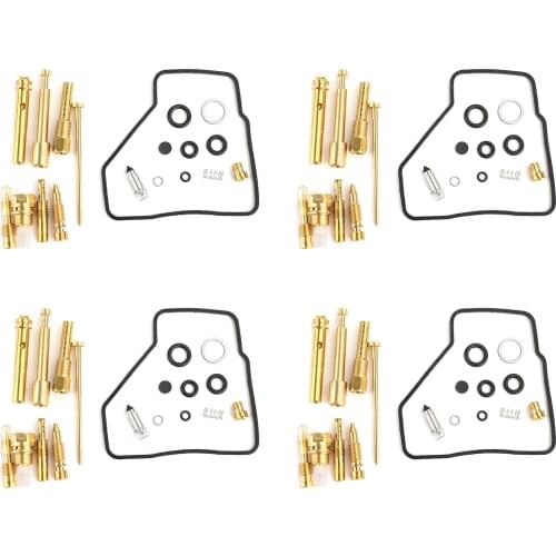 Artudatech 4 Set fit for Honda VFR400 VFR400R NC30 Carburetor Repair Kit Rebuild Parts Motor Bike Parts Accessories Motorcycle