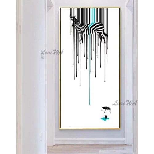 New Arrival Abstract Black And White Canvas Oil Painting Hand-painted Abstract Modern Wall Art Picture For Living Room Decor