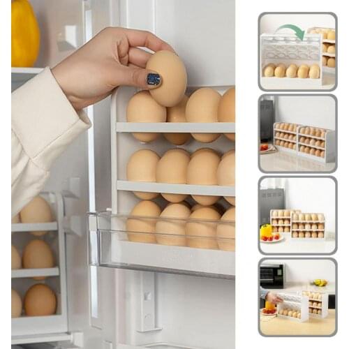 Premium High Quality Food Storage Organizer Egg Box Refrigerator Gadget Nice-looking Eggs Holder Eco-friendly for Indoor
