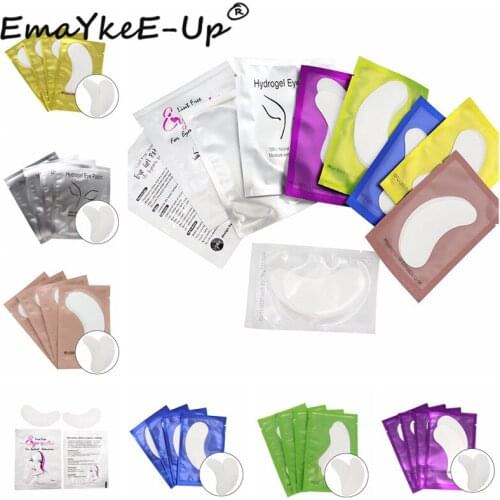 100 Pairs/Lot Lint Free Under Eye Patches Eyelash Extension Paper Patches Eye Tips Sticker Wraps Lash Eye Pads Make Up Tools