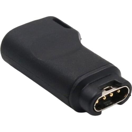 USB C Type C Female to 4pin Charge Adapter for -Garmin Approach S60 Fenix 6X Pro Solar Vivoactive3 trainer Active