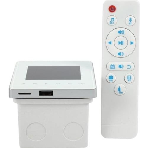 Bluetooth Smart Control Music System Ceiling Speaker Modules Home Audio System Digital Stereo Amplifier in Wall for Hotel