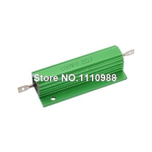 100W Watt 0.2 Ohm Aluminum Case Wirewound Resistor for Transducer