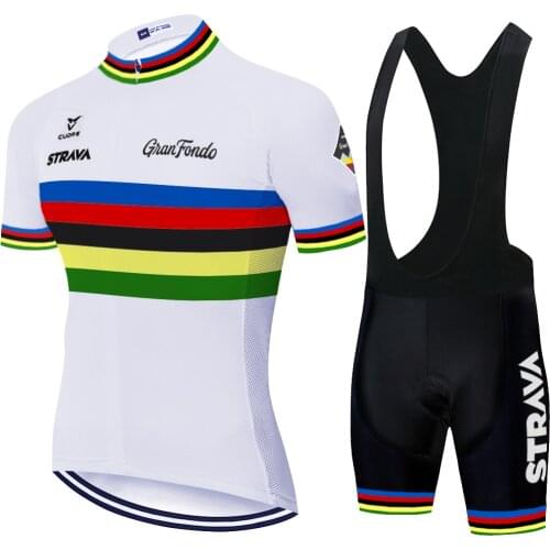 2020 pro TEAM strava jersey ciclismo 2020 bike shorts sportswear 20D gel pad MTB Bicycle short sleeve conjunto ciclismo hombre