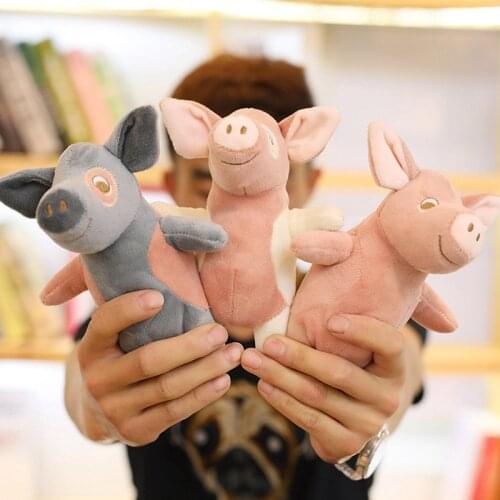1PC Simulation Cute Pig Plush Toy 20 cm Plush Dolls For Children High Quality Soft Down cotton Baby Brinquedos Animals For Gift