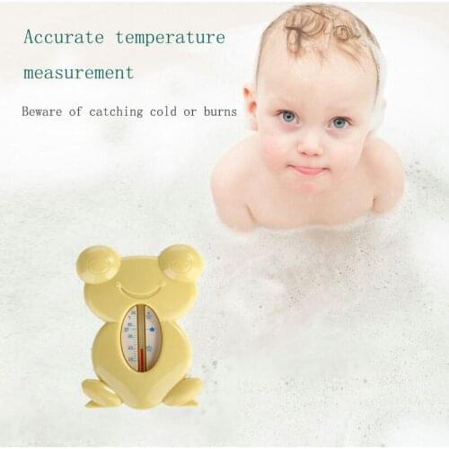 1pc Cartoon Frog Shower Temperature for Baby Bath Floating Water Thermometers Baby Toys Safety Material Thermometer for Water