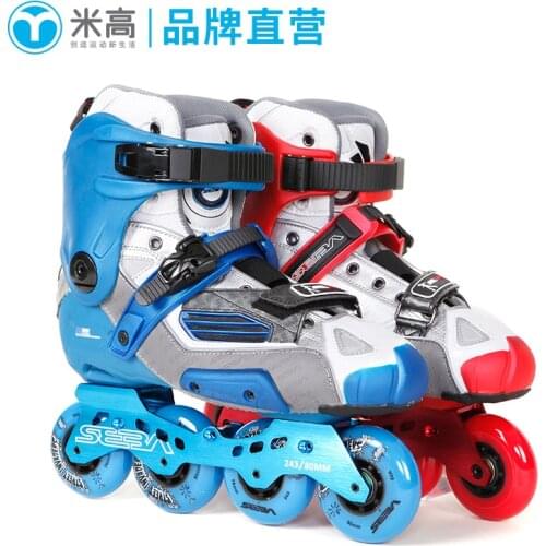 100% Original SEBA HVG Roller PatinesAdults Slide Inline Skates Shoes with Strengthen Boot Thicker Frame Durable Whee