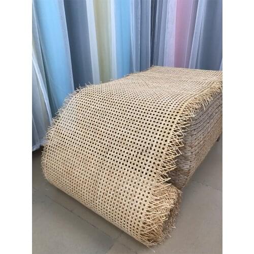 1 Meter Long Natural Indonesian Rattan Webbing Material Handmade Weaving Furniture Screen Accessories
