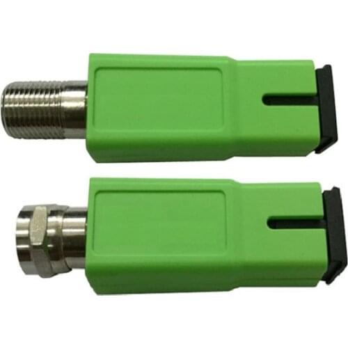 2019 high qualitySC APC FTTH Female/Male Type Passive Node Fiber Optical with CATV converter to RF Converter YT-1200-W