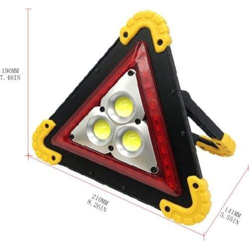2021 New Car Warning Light Triangle Bright Taillight Waterproof Sign Lamp for Outdoor
