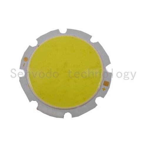 20X High quality 7W round COB dimension 28mm surface LED lamp Bead high lumen 7w cob LED bar lamp light source free shipping