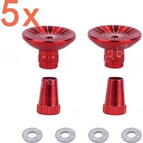 5Set CNC Aluminium M3 3mm Thumb Stick Umbrella Thumbstick For FU/JR Controller Transmitter RC Helicopter Airplane Car Quadcopter