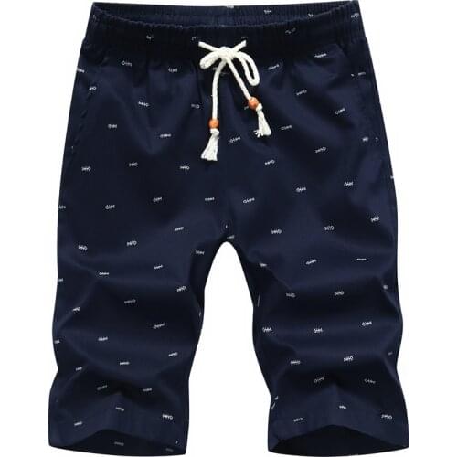 5XL Mens Shorts Summer Clothing Casual Short Pants Cotton Male Beach Short Pants Mens Plus Size Fast Drying Boardshorts 2020blue