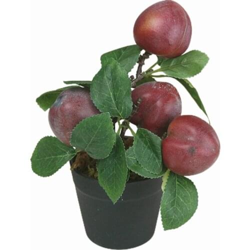 Bonsai Potted Fake Plants Artificial Fruit Tree Desktop Decoration Natural Adornment High Quality Mini Room Ornaments Simulation