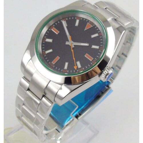 36mm Sterile Dial Sapphire Glass Polished Bezel MIYOTA 8215 Luminous Automatic Movement Mens Watch