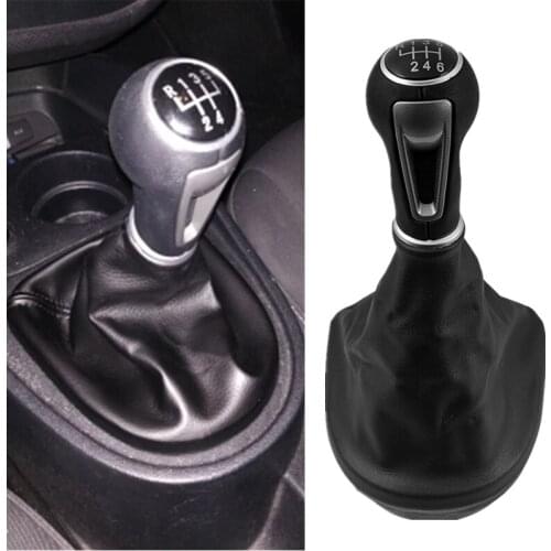 5/6 Speed Gear Shift Knob Gaiter Boot Cover Case For Seat Leon II Toledo III Altea XL 2005 2006 2007 2008 2009 2010 2011 2012