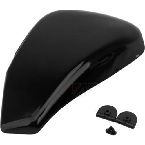 Motorcycle Black Left Side Fairing Battery Cover Fairing Stripe For Harley Sportster XL Iron 883 1200 Custom Forty Eight 04-13