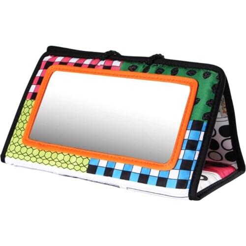 Baby Rear Facing Mirror Cloth Book Car Back Seat Rearview Mirror Car Safety Kids Monitor Hanging Pendant Toys