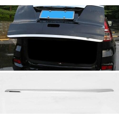 For Honda CR-V 2012-2016 Chrome Stainless Steel Rear Tail Gate Molding Trim Cover Auto parts Car modification