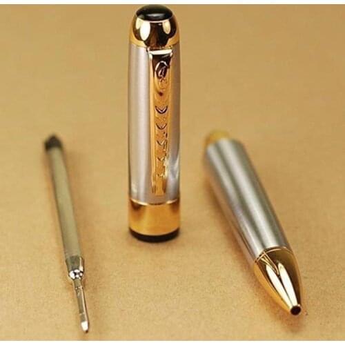 Multifunction Jinhao 250 Silver and Gold Ballpoint Pen New