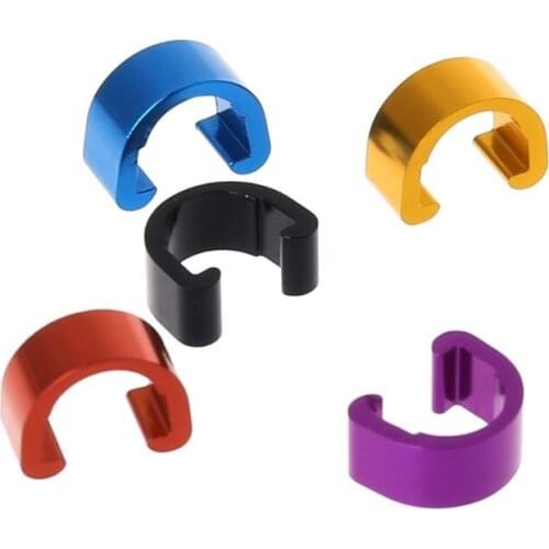 2021 New 10pcs Bike Bicycle Cycle MTB C-Clips Buckle Hose Brake Gear Cable Housing Guide