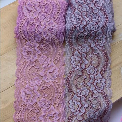 New Arrival 2Yards Lace Fabric DIY Crafts Sewing Suppies Decoration Accessories For Garments Elastic Lace Trim