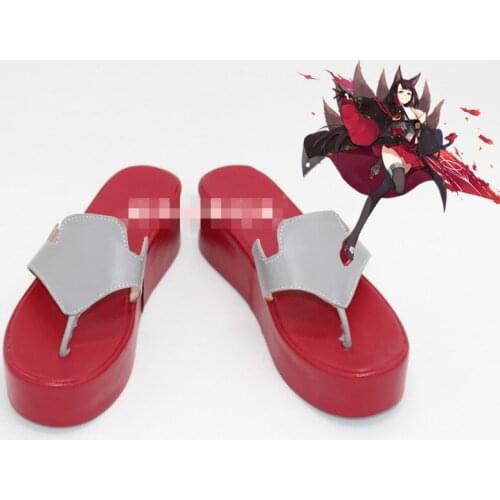 Azur Lane Kaga Cosplay Shoes Sandals Custom Made customized