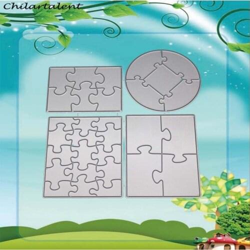 Rectangle and circle background Metal Cutting Dies Craft for Scrapbooking New 2018 clear Stamps Embossing Stencils Card Making