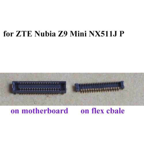 2pcs FPC connector For ZTE nubia Z9 mini Z9mini nx511j LCD display screen on flex cable For ZTE Z9mini Z9 mini Z9mini
